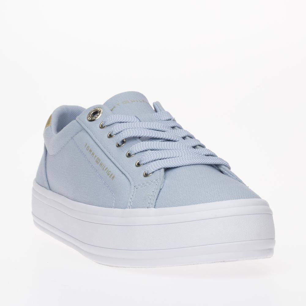 Topánky Tommy Hilfiger Essential Vulc Canvas FW0FW07682-C1O - modré