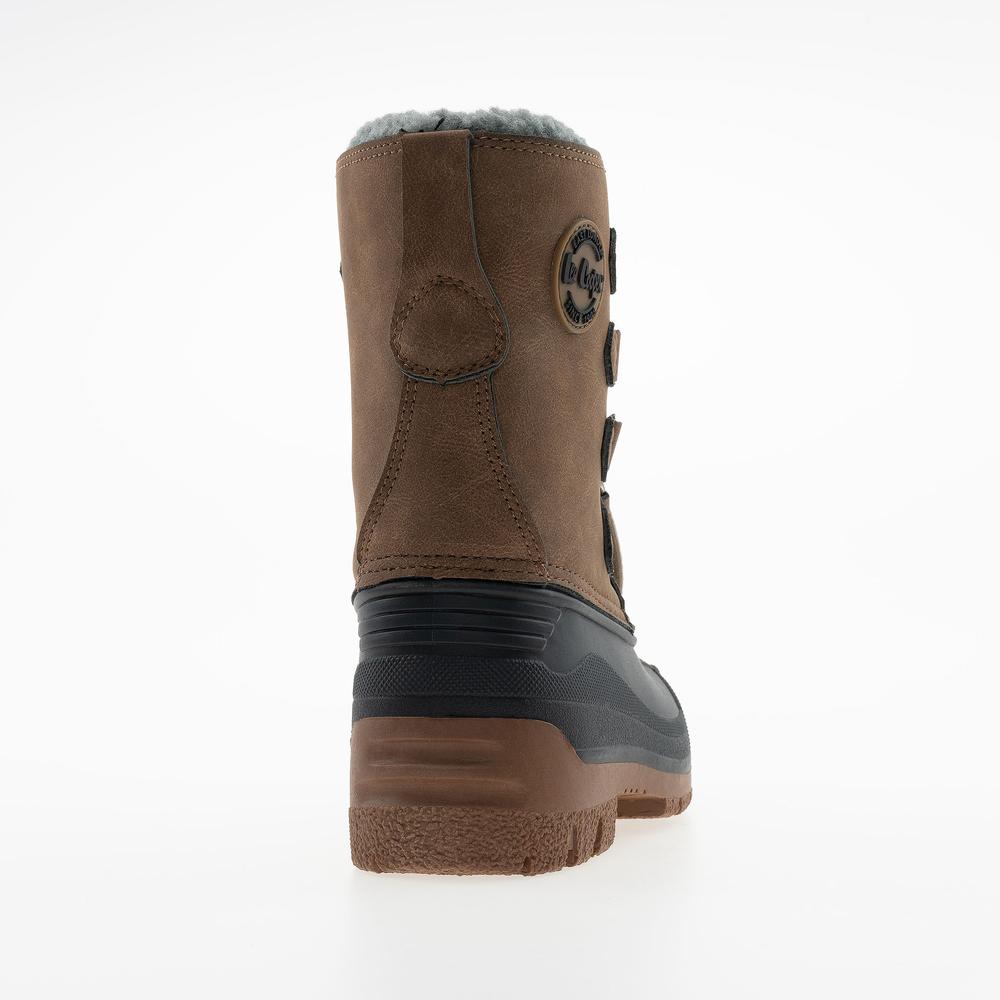 Detské topánky Lee Cooper LCJ-24-44-2842K - hnedé