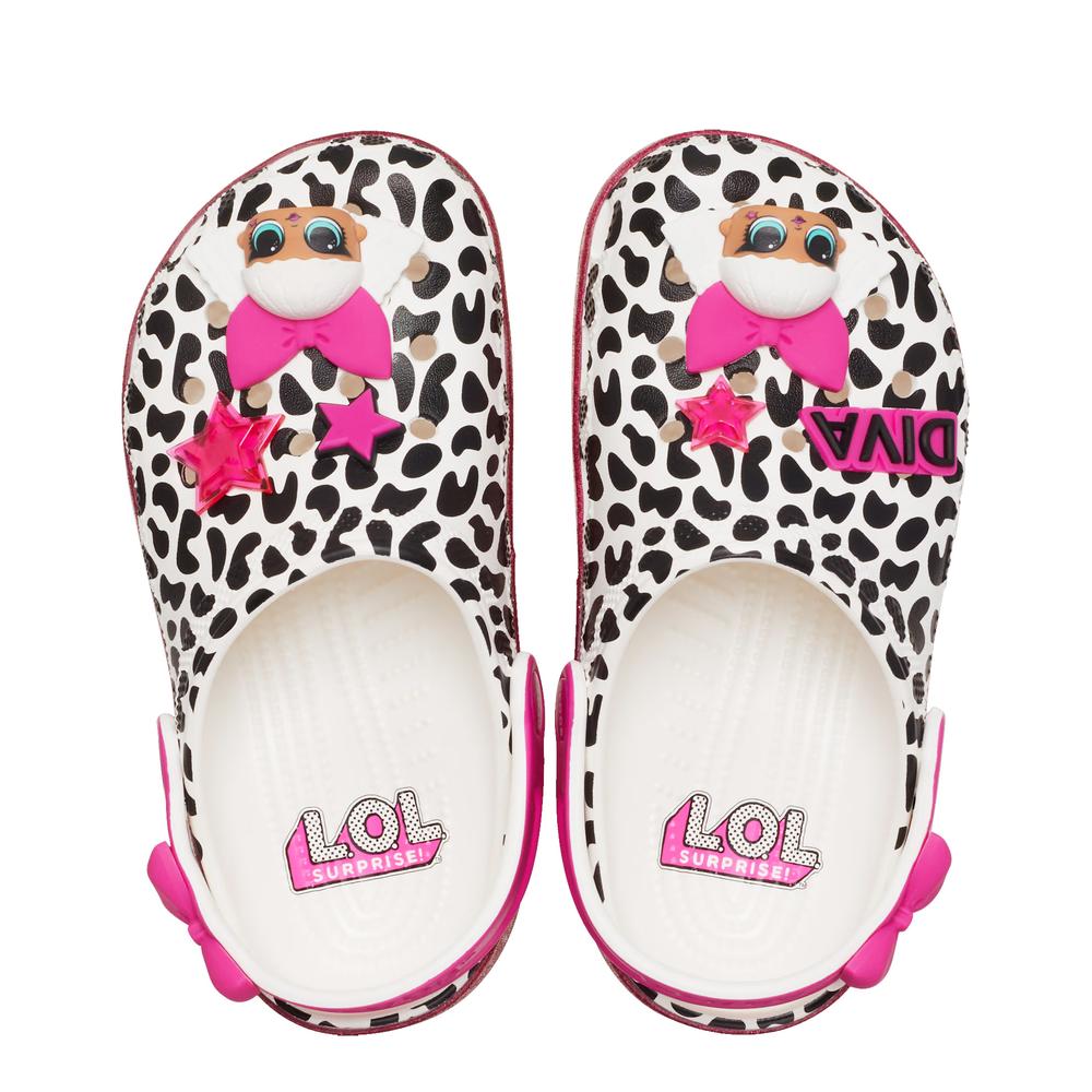 Klapky Crocs Kid's L.O.L. Surprise Diva Classic Clog 209465-100 - viacfarebné