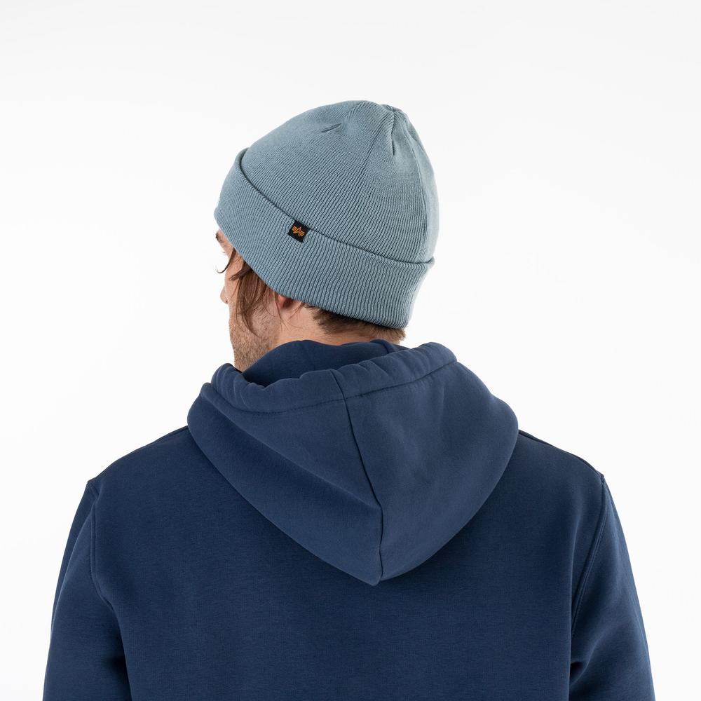 Čiapka Alpha Industries 3D Beanie 168910134 - modré