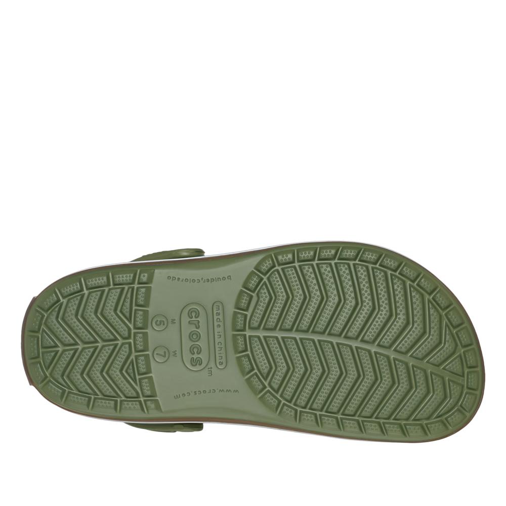 Klapky pánske Crocs Crocband Gum Clog 212756-3BX - zelené
