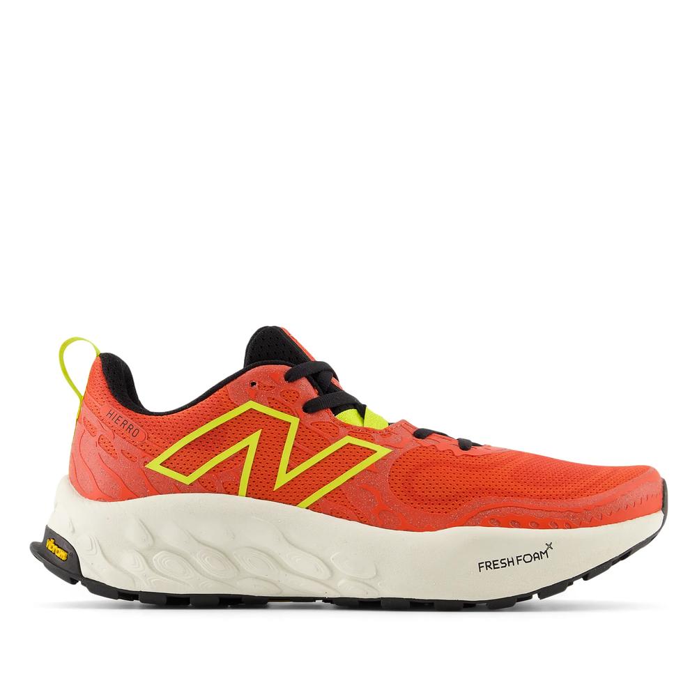 Pánske topánky New Balance Fresh Foam X Hierro v8 MTHIERR8 - pomarančové