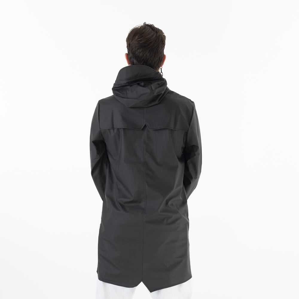 Bunda Rains Long Jacket 12020-01 - čierne