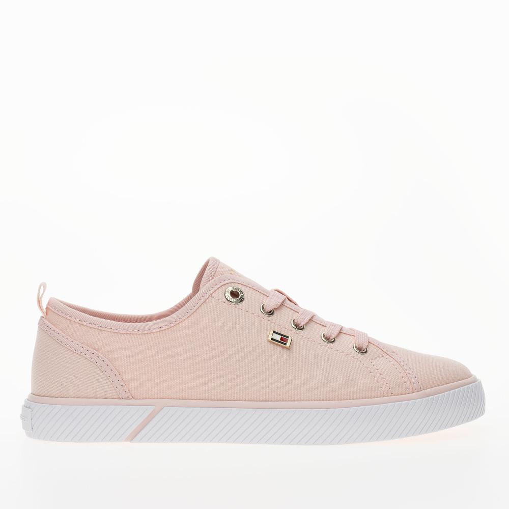 Topánky Tommy Hilfiger Vulc Canvas FW0FW08063-TJQ - ružové