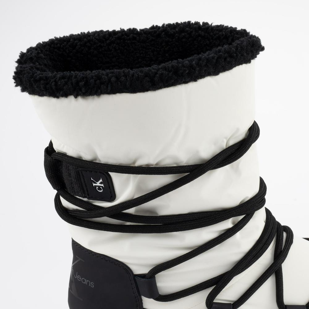 Topánky Calvin Klein Plus Snow Boot YW0YW00731-YAF - biele