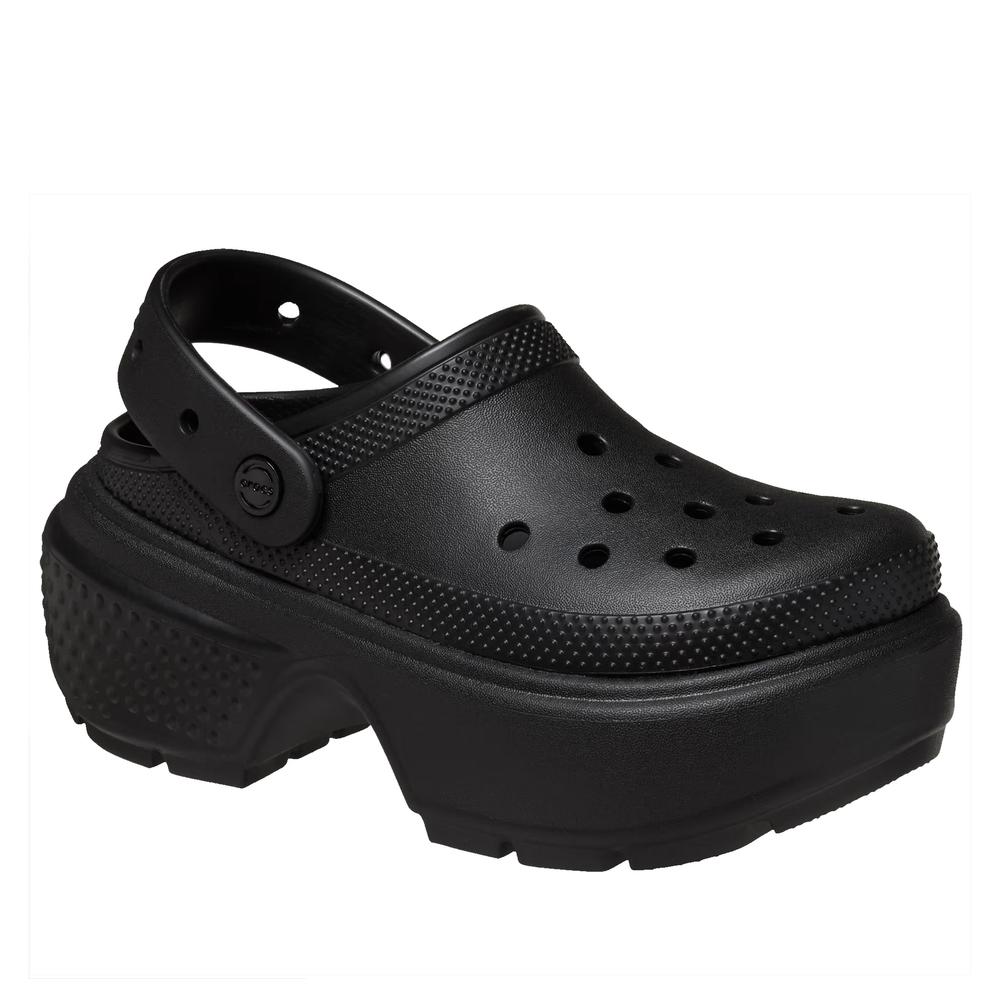 Klapky Crocs Stomp Clog 209347-001 - čierne