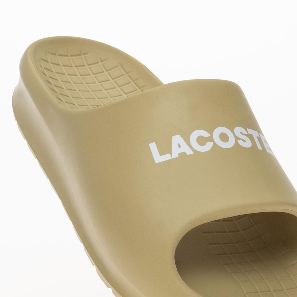 Klapky Lacoste Serve Slide 20 747CFA0020-CJ2 - béžové