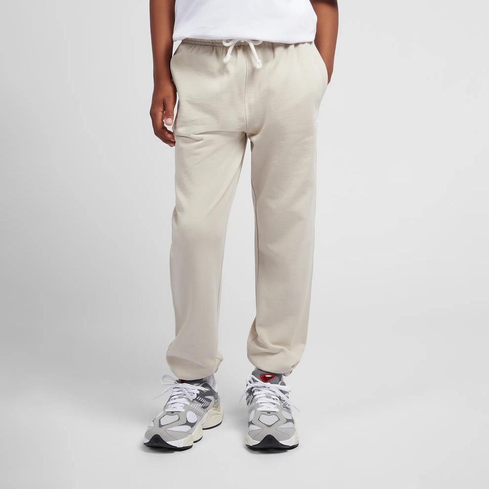 Detské nohavice New Balance LAKB0060TWF - béžové