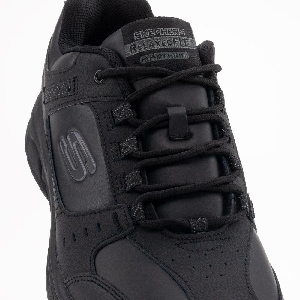 Topánky pánske Skechers Oak Canyon Redwick 51896BBK - čierne