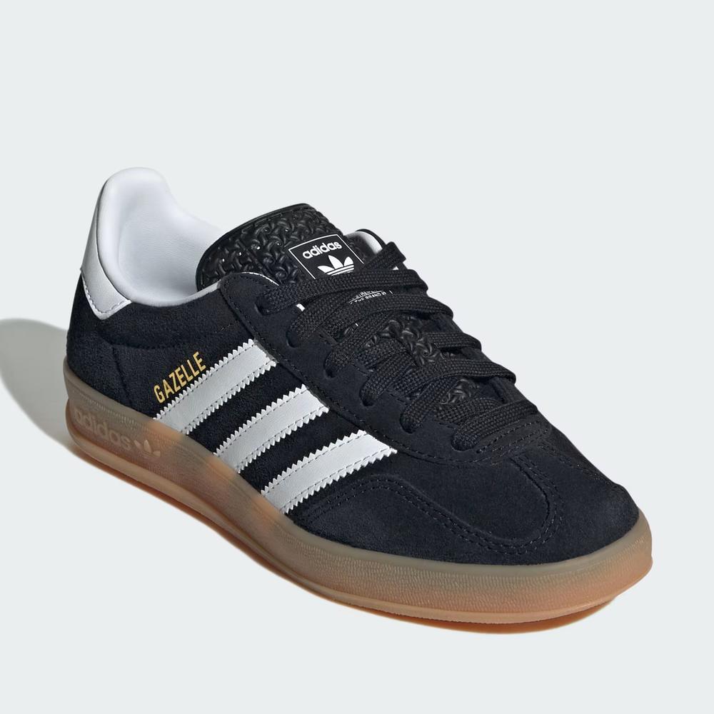 Topánky mládež adidas Originals Gazelle Indoor JQ8701 - čierne