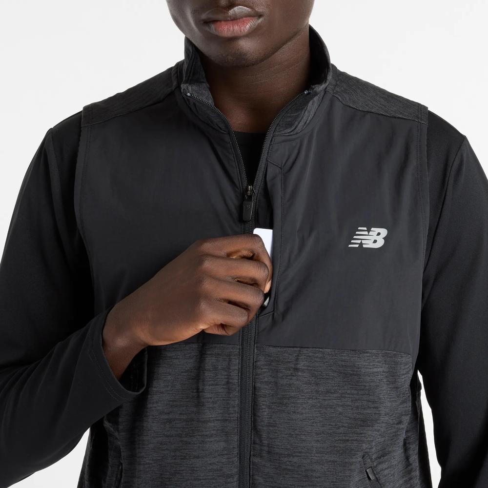 Mužský vesta New Balance MV51200BK - čierne