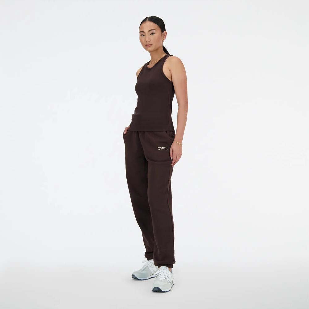 Dámske tričko New Balance WT33536KCF - hnedé