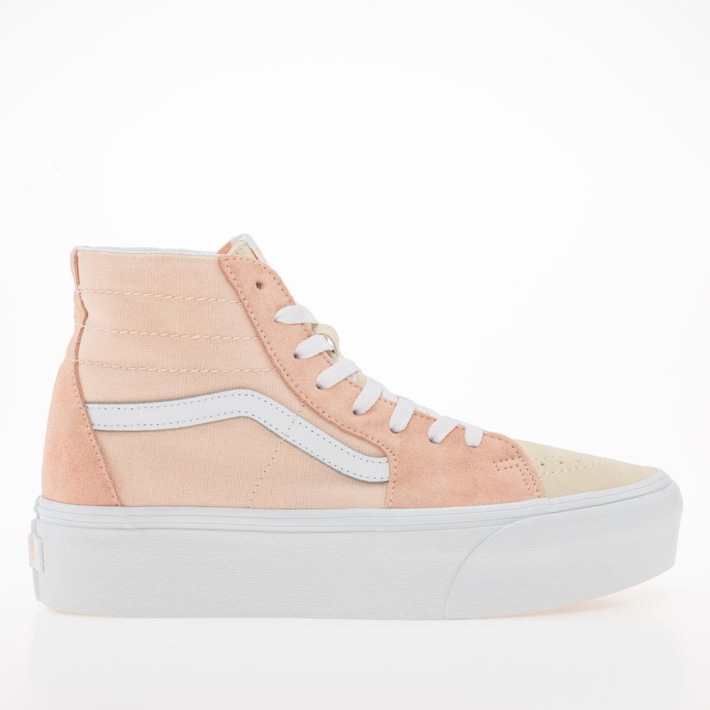 Topánky Vans Soft Suede SK8-Hi Tapered Stackform VN0A5JMKBOD1 - pomarančové