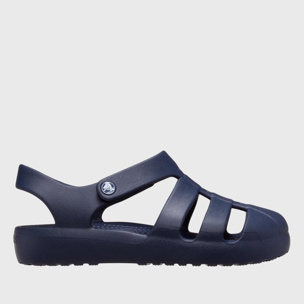 Detské sandále Crocs Classic Fisherman Sandal 210626-410 - tmavomodré