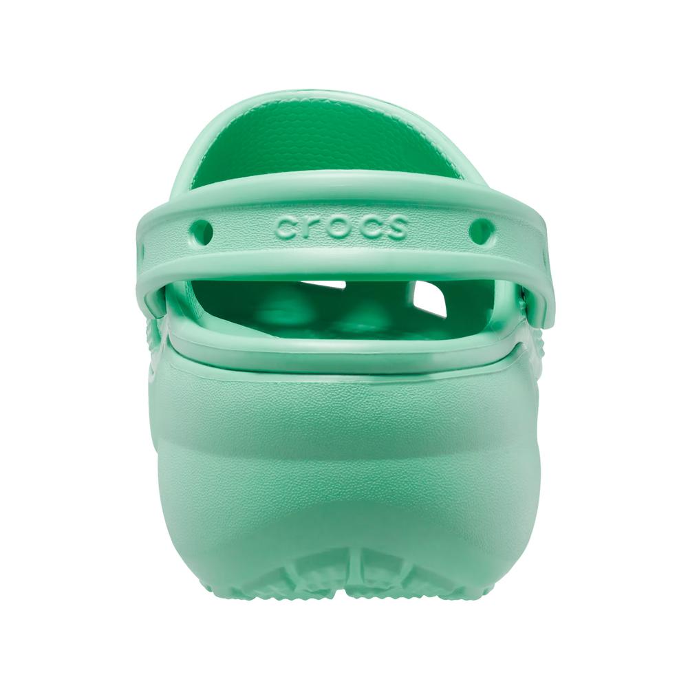 Klapky Crocs Classic Platform Clog 206750-3UG - zelené