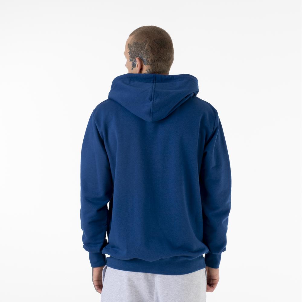 Blúza Prosto Klasyk Zip Hoodie Bazik KL231MSWE2033 - modré