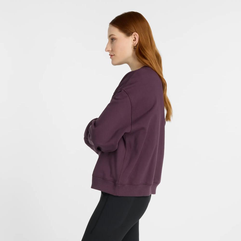 Bunda New Balance WT43535PLN - fialové