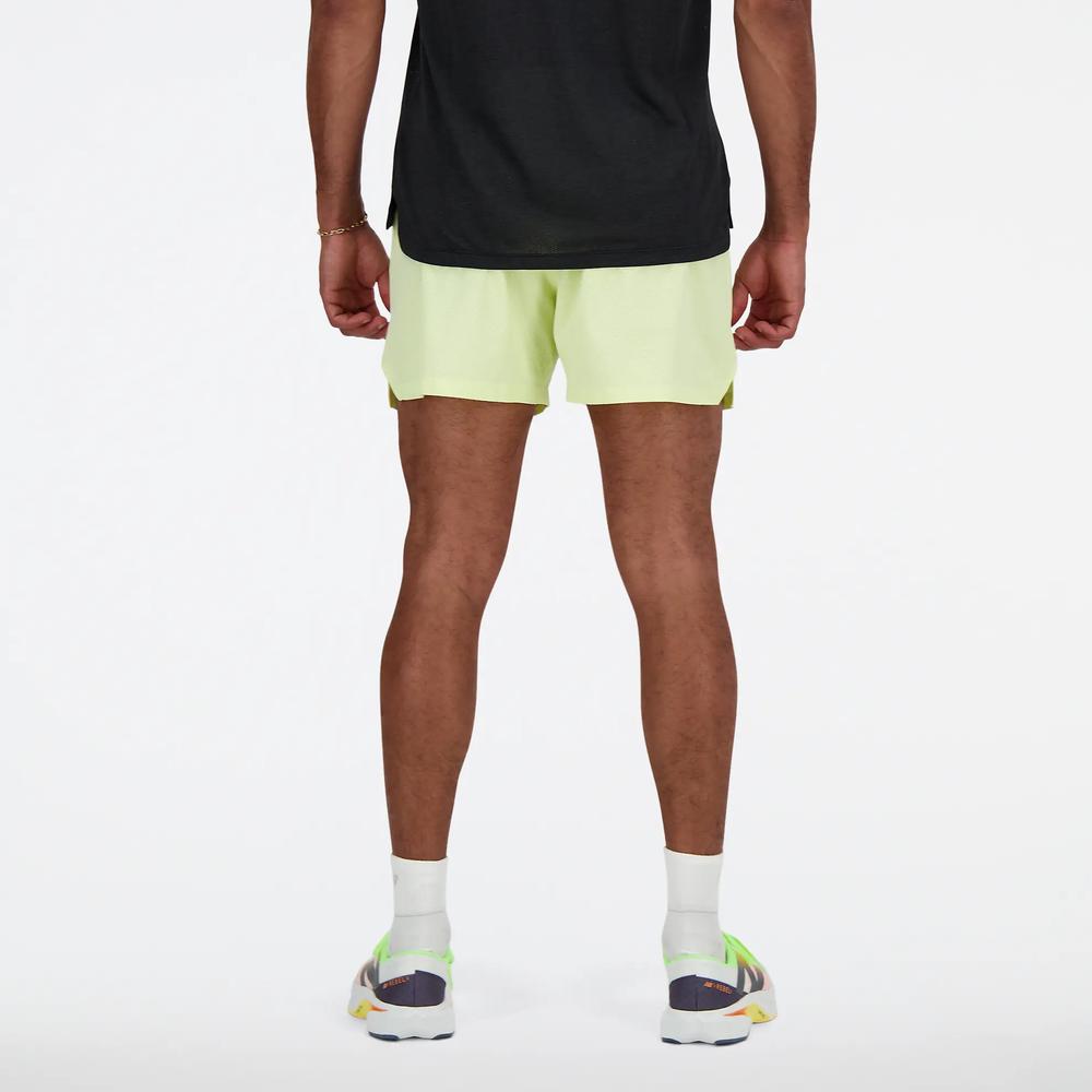 Pánske šortky New Balance MS41286LLT - žltá