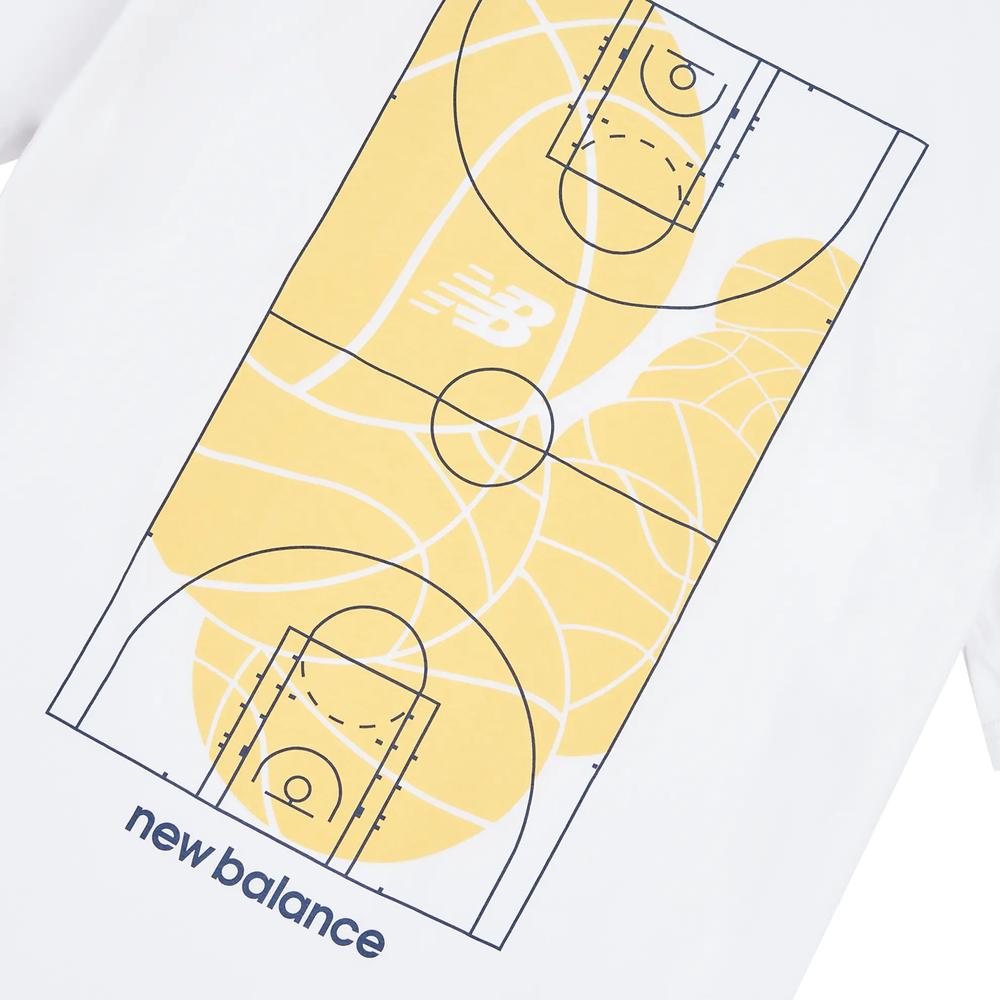 Detské tričko New Balance LAKB0157BWE - biele
