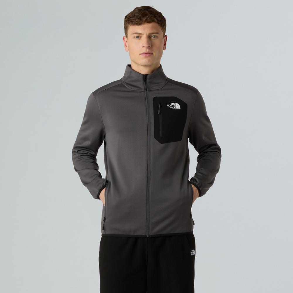 Blúza pánske The North Face Crest 0A897CWUO1 - šedý