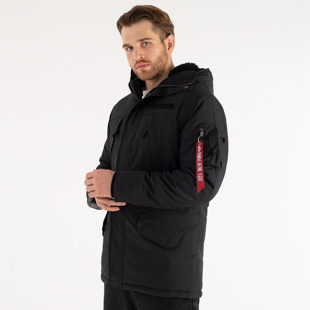 Bunda Alpha Industries N3B Expedition Parka 10811203 - čierne