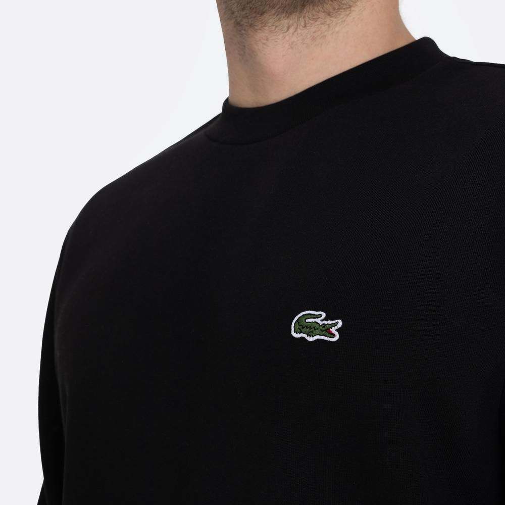 Blúzka Dresová Lacoste Organic Brushed Cotton Sweatshirt SH9608-031 - čierne