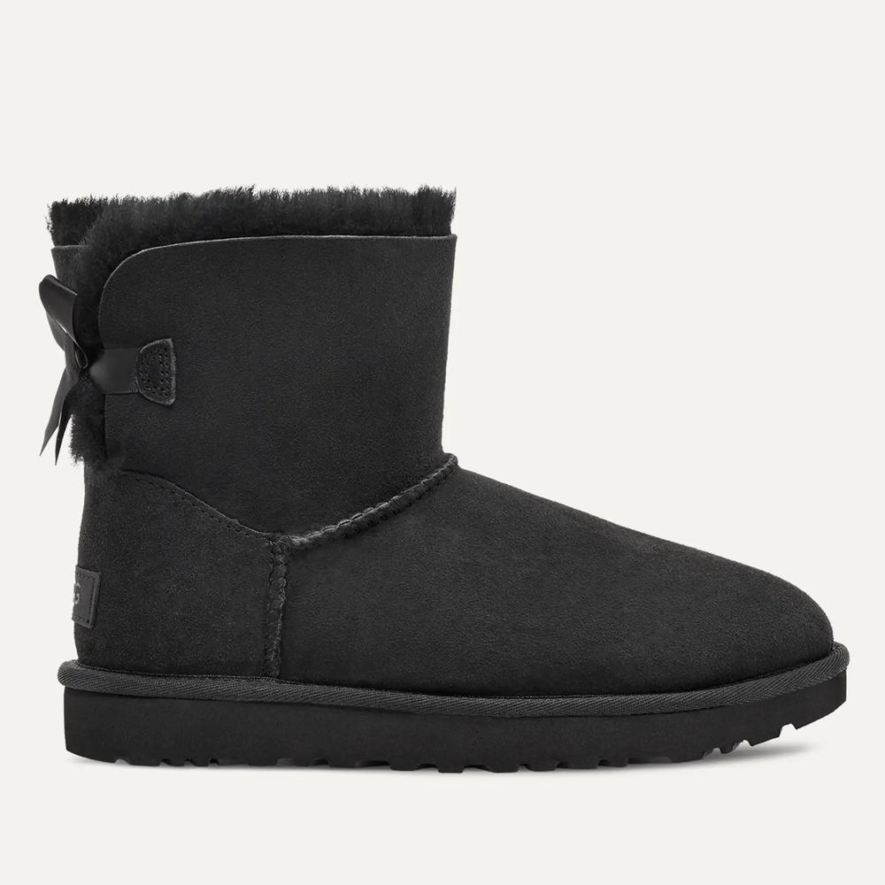 Topánky dámske UGG W Mini Bailey Bow II 1016501-BLK - čierne