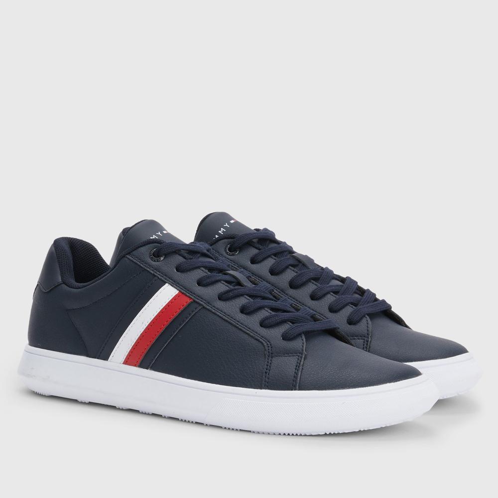 Topánky Tommy Hilfiger Corporate Cup FM0FM04275-DW5 - tmavomodré