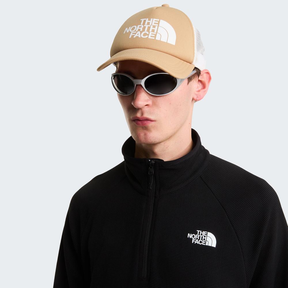 Čiapka s dážďom unisex The North Face Logo Trucker 0A3FM3HQI1 - béžové