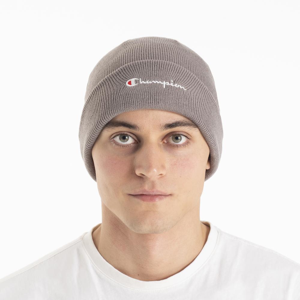 Čiapka Champion Script Logo Beanie 806064-ES072 - šedý