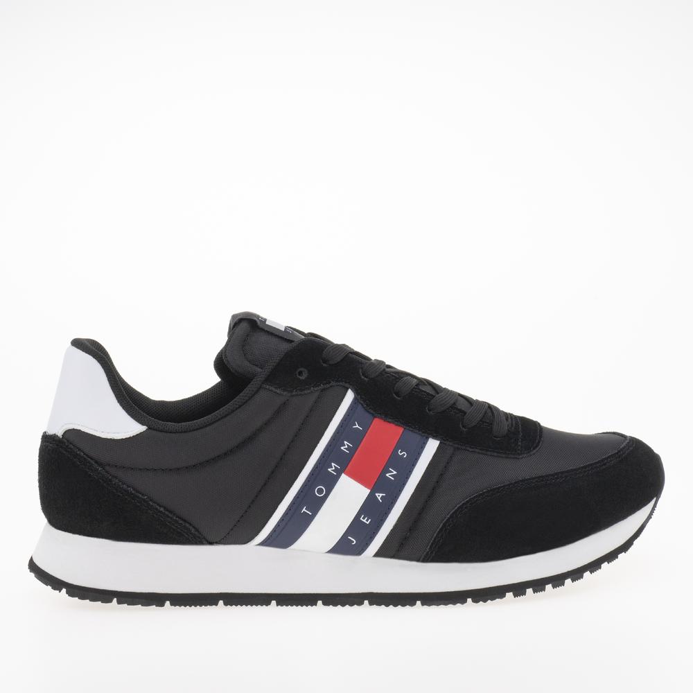 Topánky Tommy Jeans TJM Runner Casual EM0EM01351-BDS - čierne