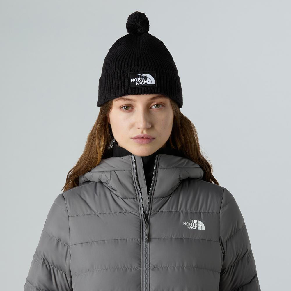 Čiapka The North Face Logo Box Cuffed Beanie 0A8CHFJK31 - čierne