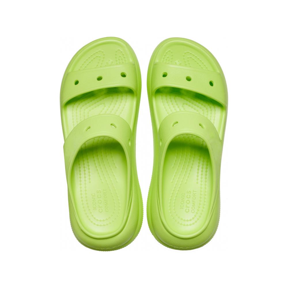 Klapky Crocs Crush Sandal 207670-3UH - zelené