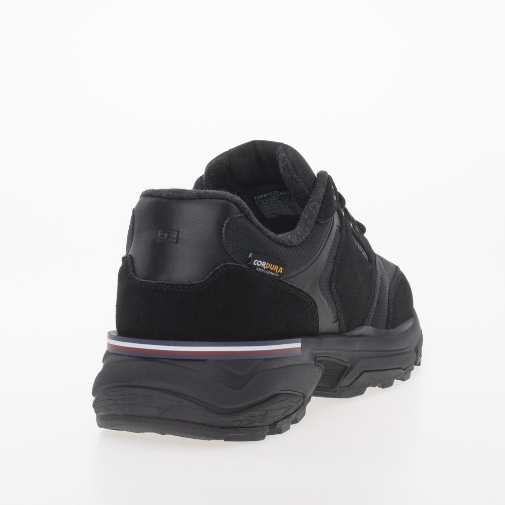 Topánky Tommy Hilfiger Runner Cordura Mix FM0FM05221-BDS - čierne