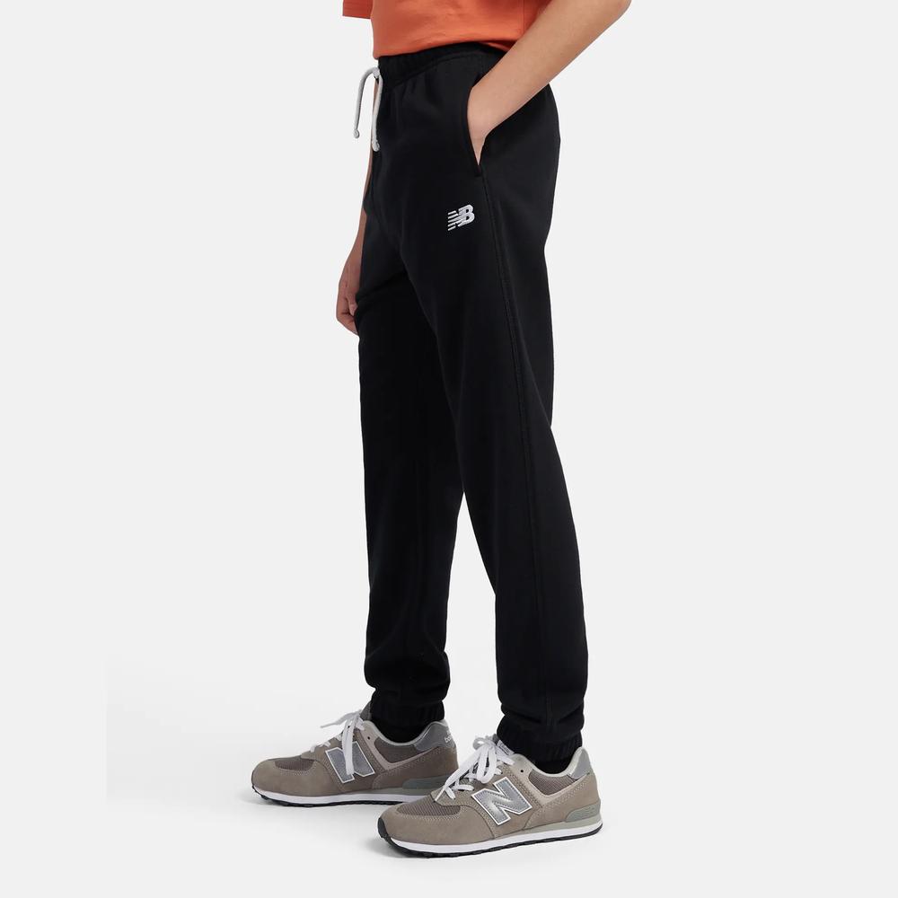 Detské nohavice New Balance LAKB0060BK - čierne