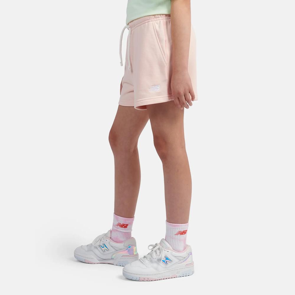 Detské Šortky New Balance LAKG0006PIE - ružové
