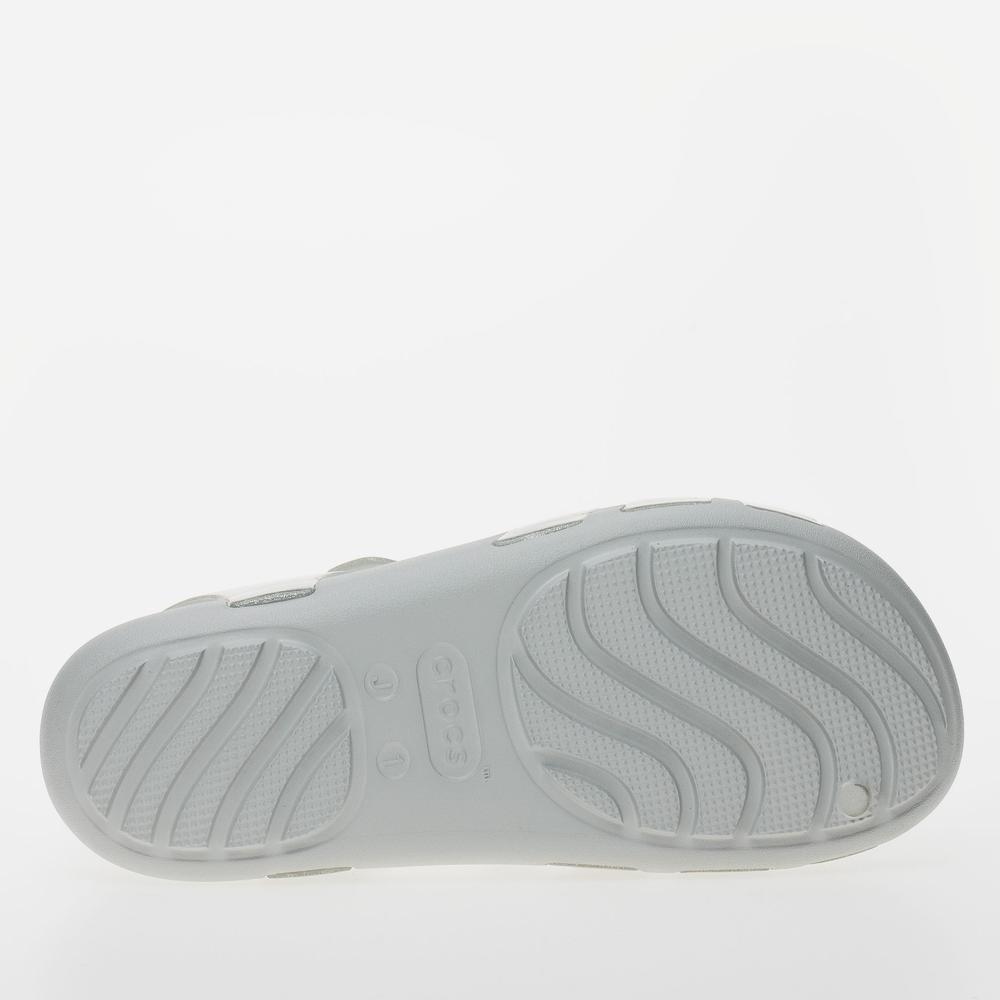 Sandále Crocs Isabella Glitter 209836-0IC - šedý