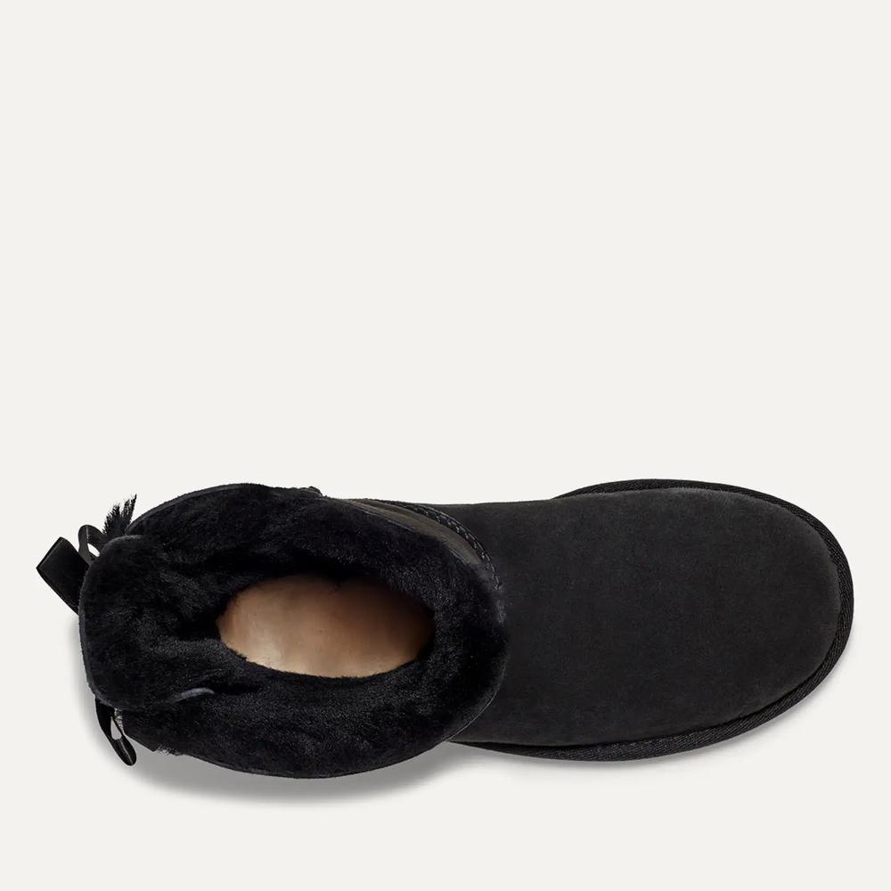 Topánky dámske UGG W Bailey Bow II 1016225-BLK - čierne
