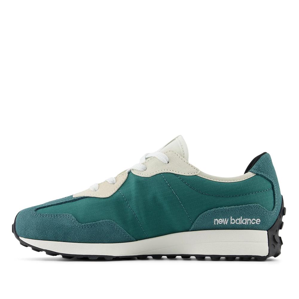 Detské topánky New Balance GS327BD - zelené
