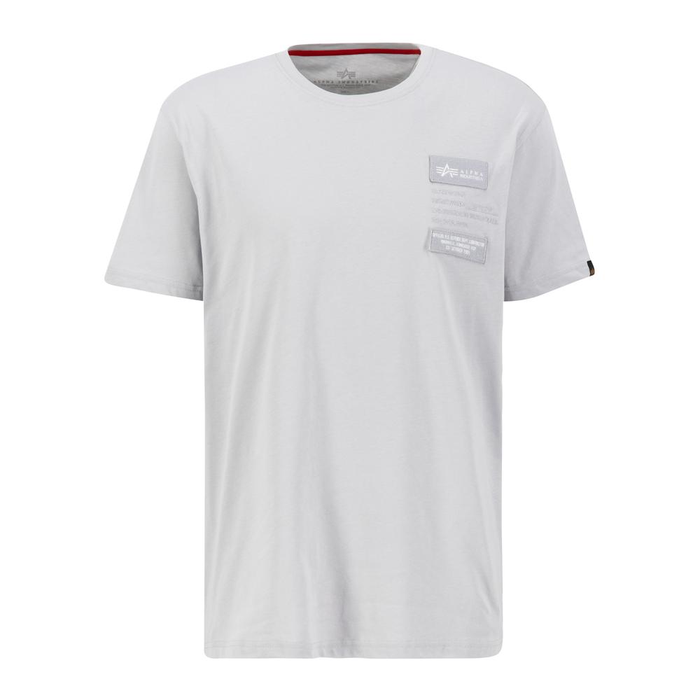 Tričko Alpha Industries Patch T LF 136500666 - šedý