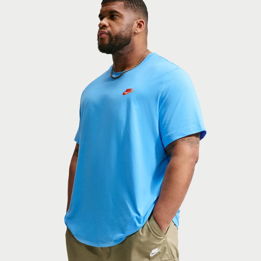 Tričko pánske Nike Sportswear Club AR4997-497 - modré