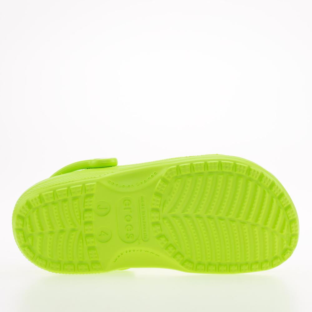 Klapky Crocs Classic Clog 206991-3UH - zelené