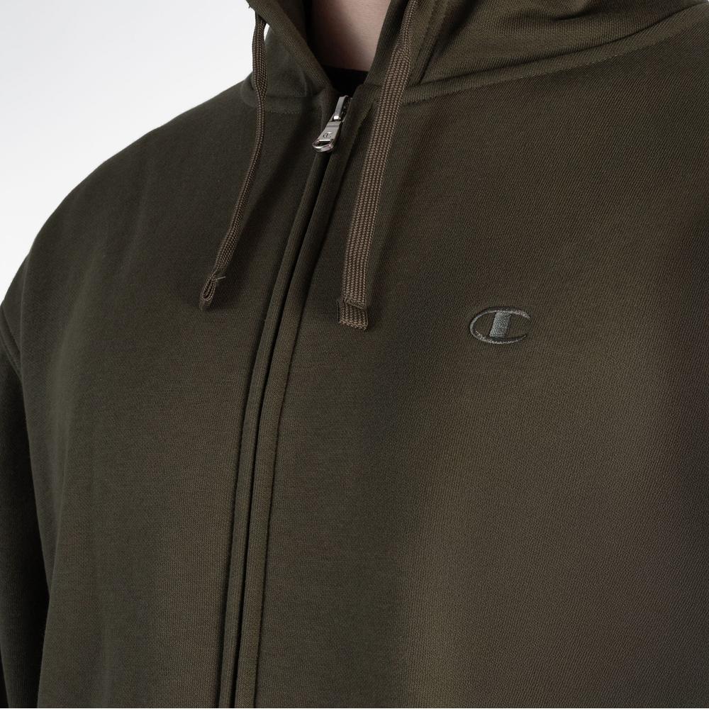 Blúza Champion Full Zip Hoodie 220276-GS508 - zelené