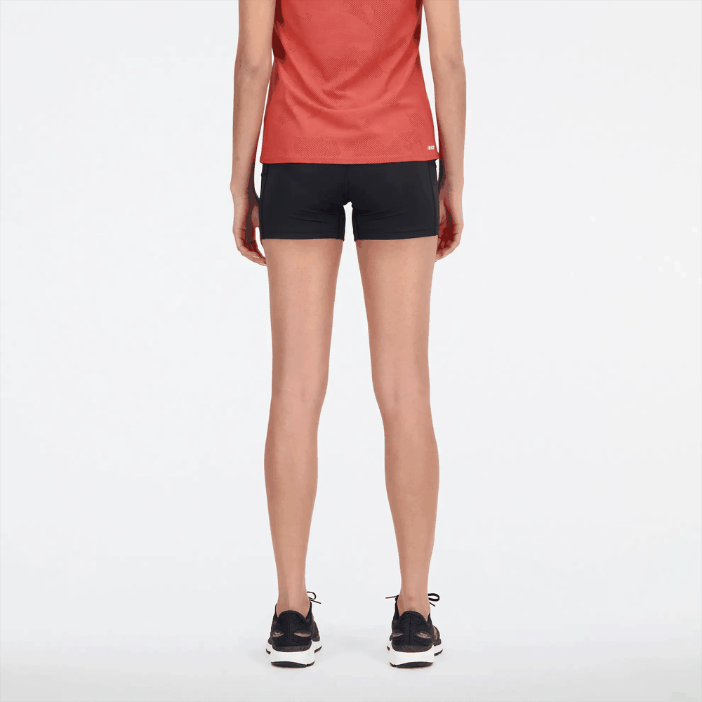 Dámske šortky New Balance WS33283BK - čierne