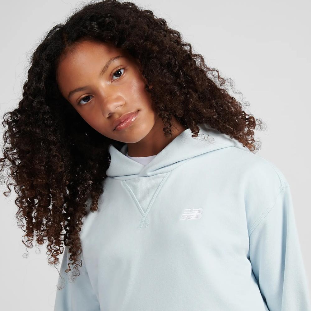 Dětské mikina New Balance LAKG0056FRL - modré