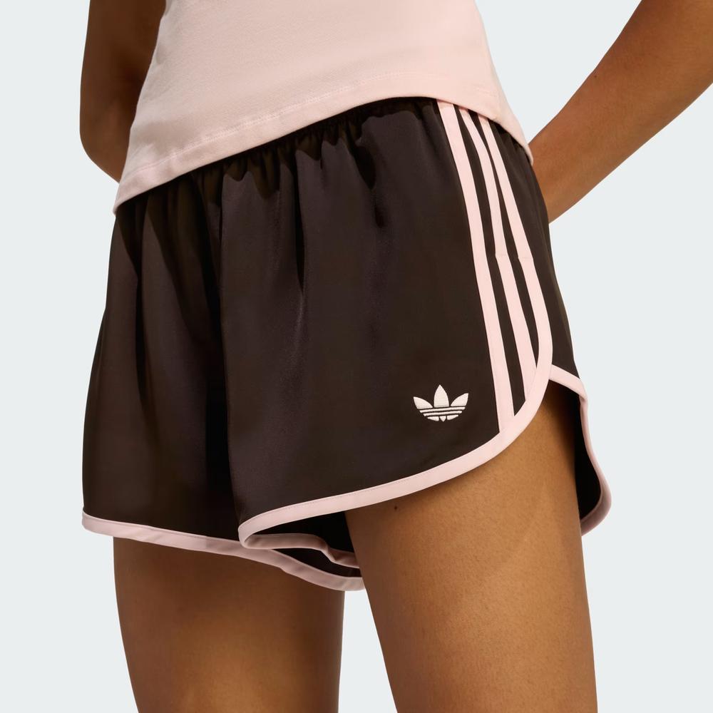 Šortky dámske adidas Originals 3-Stripes Sprinter KC9006 - hnedé