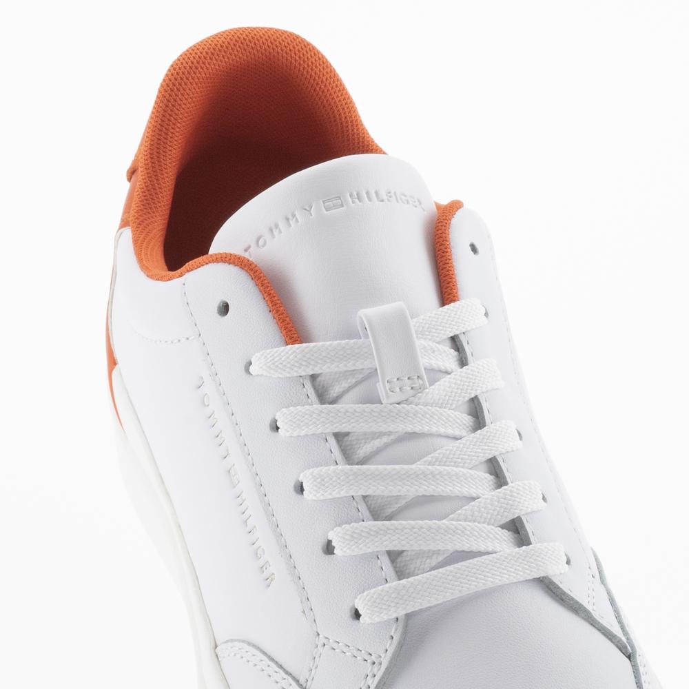 Topánky Tommy Hilfiger Feminine Sneaker With Color FW0FW06896-0K9 - biele