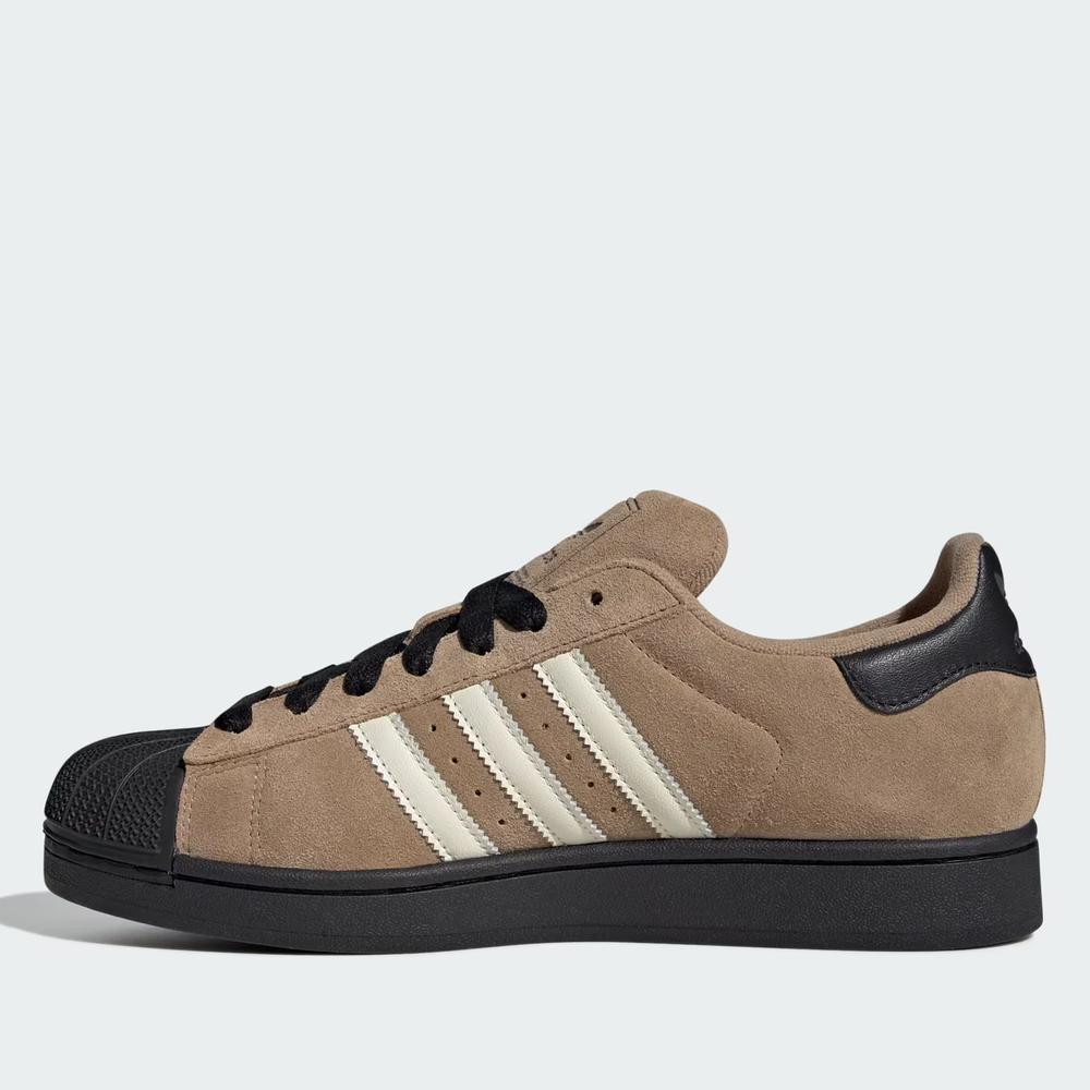 Unisex topánky adidas Originals Superstar II JQ3221 - hnedé