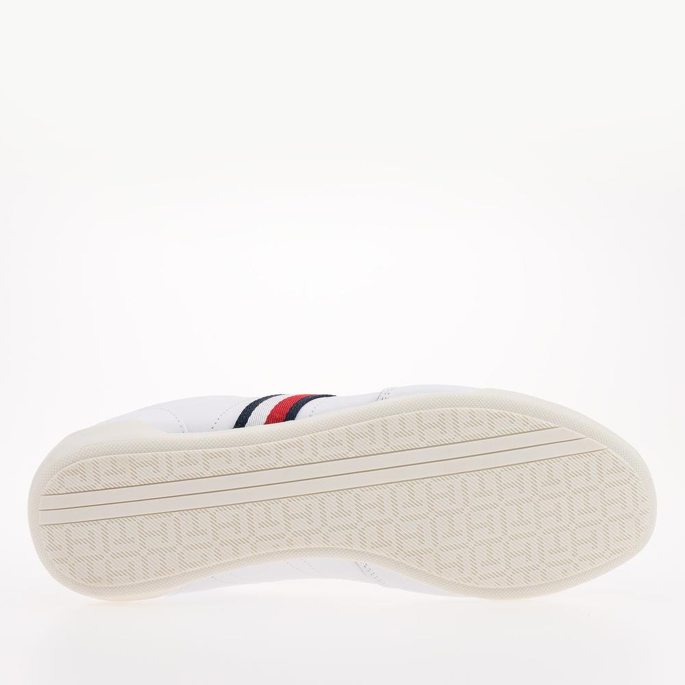 Topánky Tommy Hilfiger Classic LO Cupsole Leather FM0FM04277-YBR - biele