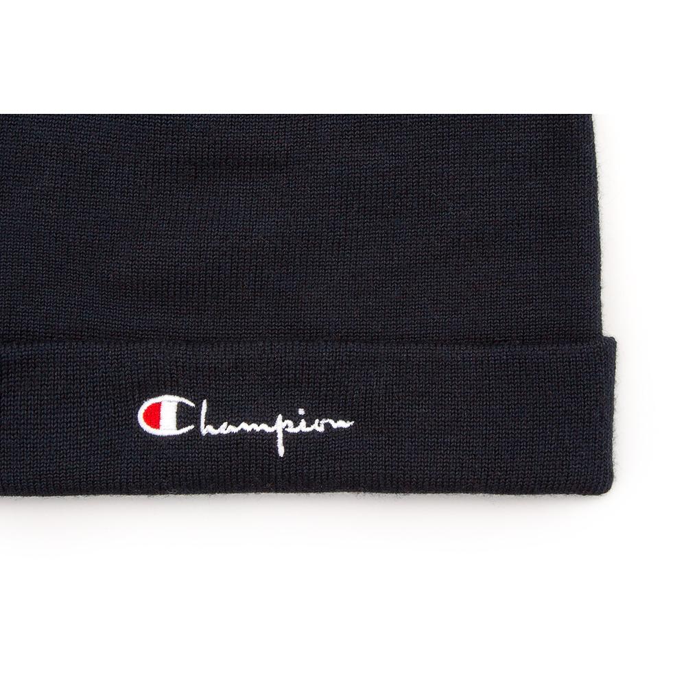 Čiapka Champion Wool Blend Stretch Script Logo Beanie Hat 804708-BS501 - tmavomodré